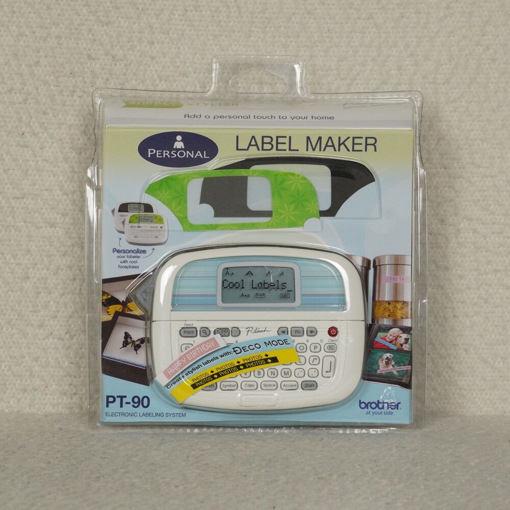 Brother P-Touch PT-90 Personal Label Maker Electronic Labeling System Sealed